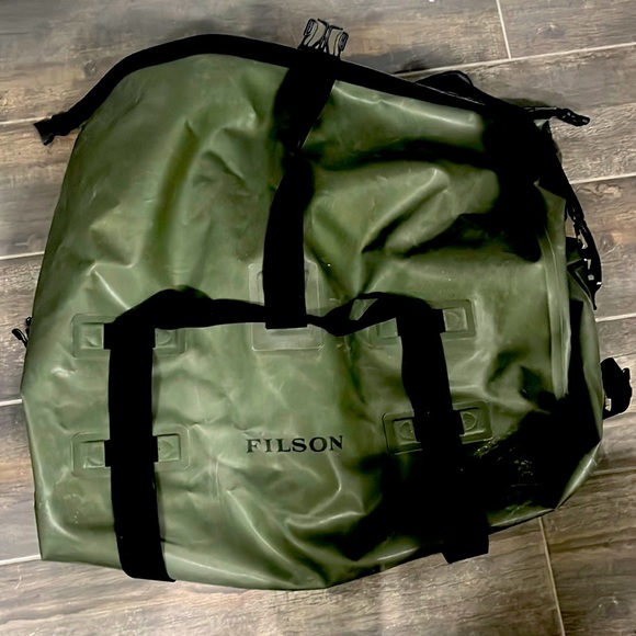 Filson large dry duffel bag. Never used.